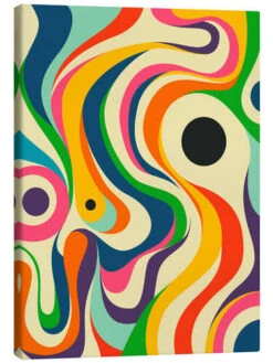 Stranger Jazzberry Blue Lærredsbillede 20 X 30 Cm Billedramme