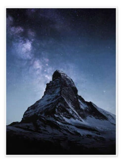 Matterhorn Thomas Beauquesne Plakat 30 X 40 Cm Billedramme