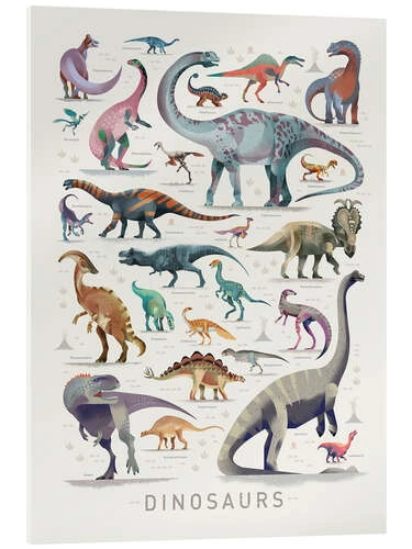 Dinosaurs I Dieter Braun Akrylbillede 20 X 30 Cm Billedramme 3 Dinosaurs I Dieter Braun Akrylbillede 20 X 30 Cm Billedramme