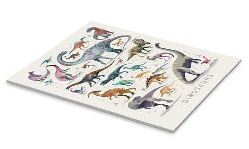 Dinosaurs I Dieter Braun Akrylbillede 20 X 30 Cm Billedramme 4 Dinosaurs I Dieter Braun Akrylbillede 20 X 30 Cm Billedramme - Billede 2