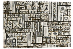 Infinite Graphics Joaquín Torres García Akrylbillede 30 X 20 Cm Billedramme