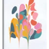 Abstract Floral Bouquet Apricot And Birch Lærredsbillede 20 X 30 Cm Billedramme -POSTERLOUNGE Salg 714479 canvas l
