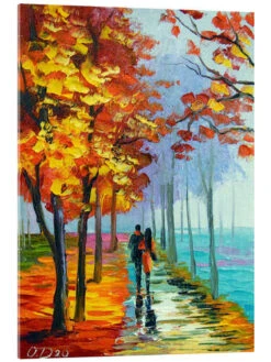 A Walk In The Park Olha Darchuk Akrylbillede 20 X 30 Cm Billedramme