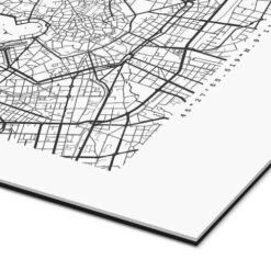 Milan City Map 44spaces Galleritryk 20 X 30 Cm Billedramme -POSTERLOUNGE Salg 714923 gallery print empCorner l