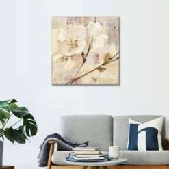 Elegance I Albena Hristova Lærredsbillede 30 X 30 Cm Billedramme -POSTERLOUNGE Salg 715029 canvas room beige l