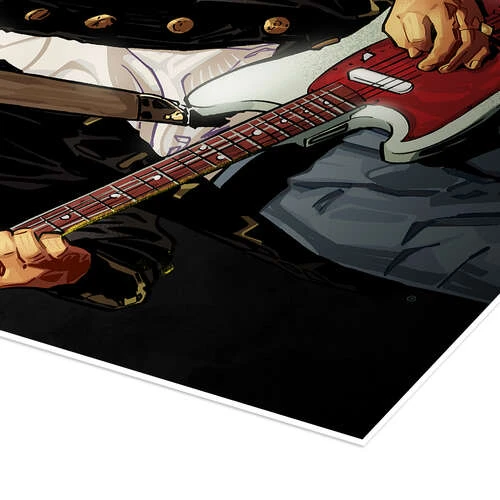 Kurt Cobain Nikita Abakumov Plakat 30 X 40 Cm Billedramme 5 Kurt Cobain Nikita Abakumov Plakat 30 X 40 Cm Billedramme - Billede 3