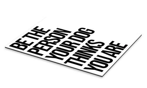 Be The Person Your Dog Thinks You Are Finlay And Noa Galleritryk 20 X 30 Cm Billedramme 4 Be The Person Your Dog Thinks You Are Finlay And Noa Galleritryk 20 X 30 Cm Billedramme - Billede 2