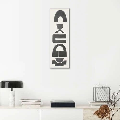 Neutral Totems IX Rob Delamater Lærredsbillede 20 X 60 Cm Billedramme 6 Neutral Totems IX Rob Delamater Lærredsbillede 20 X 60 Cm Billedramme - Billede 4