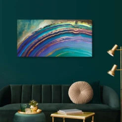 Fluid Painting VIII Lara Skinner Lærredsbillede 40 X 20 Cm Billedramme 9 Fluid Painting VIII Lara Skinner Lærredsbillede 40 X 20 Cm Billedramme -POSTERLOUNGE Salg 717494 canvas room gold l