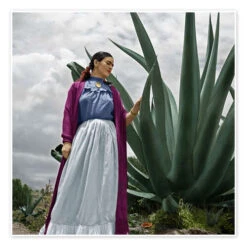 Frida Kahlo I Haven Plakat 30 X 30 Cm Billedramme