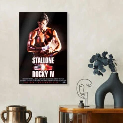 Rocky IV Vintage Entertainment Collection Akrylbillede 20 X 30 Cm Billedramme -POSTERLOUNGE Salg 719849 acrylic glass room illustrations l
