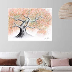 Peach Fuzz Tree Ashvin Harrison Plakat 40 X 30 Cm Billedramme -POSTERLOUNGE Salg 720117 poster room rose l