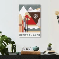 Central Alps Nigel Sandor Akrylbillede 20 X 30 Cm Billedramme -POSTERLOUNGE Salg 720251 acrylic glass room graphic design l