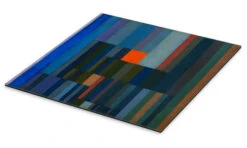 Fire In The Evening Paul Klee Galleritryk 30 X 30 Cm Billedramme -POSTERLOUNGE Salg 720412 gallery print pds l