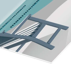 Bank Am Meer Elke Frisch Plakat 30 X 40 Cm Billedramme -POSTERLOUNGE Salg 720504 poster empCorner l