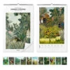 Henri Rousseau Kalender - Jungle Visions 2024 Henri Rousseau Vægkalender 25 X 40 Cm -POSTERLOUNGE Salg 720794 wall calendars l