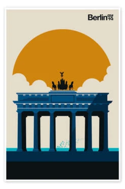 Berlin 89 Bo Lundberg Plakat 20 X 30 Cm Billedramme