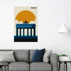 Berlin 89 Bo Lundberg Plakat 20 X 30 Cm Billedramme -POSTERLOUNGE Salg 721015 poster room architecture l