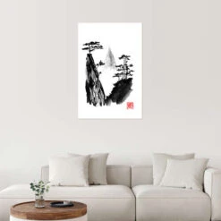 Holy Mountain Péchane Plakat 20 X 30 Cm Billedramme -POSTERLOUNGE Salg 721097 poster room black and white l