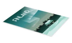 Finland Omar Escalante Plakat 20 X 30 Cm Billedramme -POSTERLOUNGE Salg 721507 poster pds l