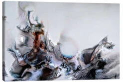 Black Flames Amber Lamoreaux Lærredsbillede 30 X 20 Cm Billedramme