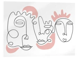 Another Heart Shatha Dafai Akrylbillede 30 X 20 Cm Billedramme