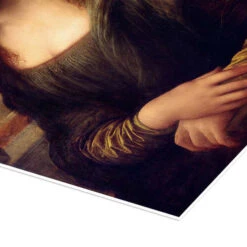 Mona Lisa Med Tyggegummi Plakat 30 X 40 Cm Billedramme -POSTERLOUNGE Salg 722845 poster empCorner l