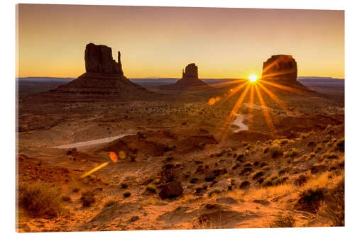 Sunrise In Monument Valley Marcel Gross Akrylbillede 30 X 20 Cm Billedramme 3 Sunrise In Monument Valley Marcel Gross Akrylbillede 30 X 20 Cm Billedramme