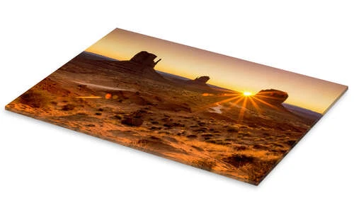Sunrise In Monument Valley Marcel Gross Akrylbillede 30 X 20 Cm Billedramme 4 Sunrise In Monument Valley Marcel Gross Akrylbillede 30 X 20 Cm Billedramme - Billede 2