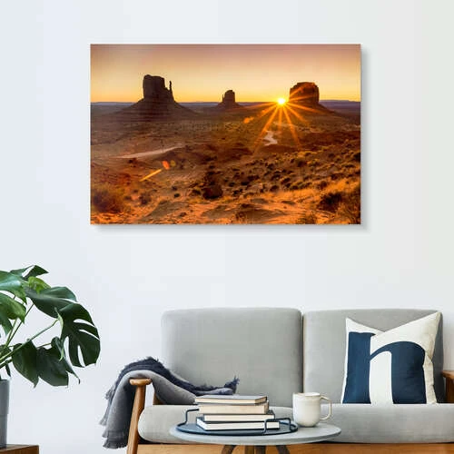 Sunrise In Monument Valley Marcel Gross Akrylbillede 30 X 20 Cm Billedramme 6 Sunrise In Monument Valley Marcel Gross Akrylbillede 30 X 20 Cm Billedramme - Billede 4