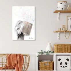 Little Bookworm Ashvin Harrison Galleritryk 20 X 30 Cm Billedramme -POSTERLOUNGE Salg 724127 gallery print room pictures for kids l