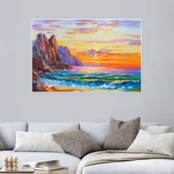 Dawn By The Sea Olha Darchuk Plakat 30 X 20 Cm Billedramme 9 Dawn By The Sea Olha Darchuk Plakat 30 X 20 Cm Billedramme -POSTERLOUNGE Salg 724880 poster room colourful l