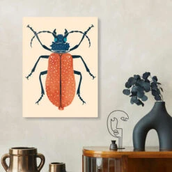 Beetle Bug III Victoria Barnes Akrylbillede 20 X 30 Cm Billedramme -POSTERLOUNGE Salg 725536 acrylic glass room illustrations l