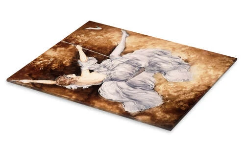 The Swing Louis Icart Akrylbillede 20 X 30 Cm Billedramme 4 The Swing Louis Icart Akrylbillede 20 X 30 Cm Billedramme - Billede 2