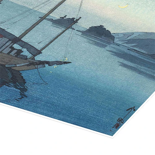 Three Small Islands Yoshida Hiroshi Plakat 30 X 20 Cm Billedramme 5 Three Small Islands Yoshida Hiroshi Plakat 30 X 20 Cm Billedramme - Billede 3