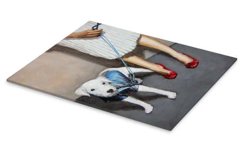 Dog With Lady Sarah Morrissette Akrylbillede 20 X 30 Cm Billedramme 4 Dog With Lady Sarah Morrissette Akrylbillede 20 X 30 Cm Billedramme - Billede 2