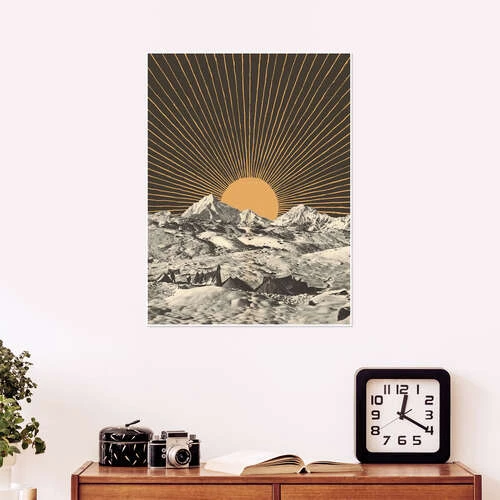 Mountain Landscape VI Florent Bodart Plakat 30 X 40 Cm Billedramme - Billede 4