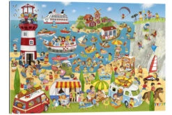 Summer, Beach And Camping Marion Krätschmer Galleritryk 30 X 20 Cm Billedramme