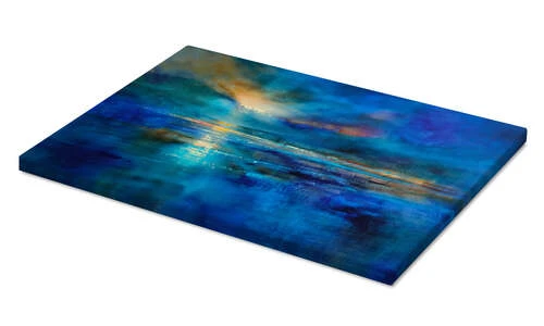 Blue Iceland Annette Schmucker Lærredsbillede 30 X 20 Cm Billedramme 4 Blue Iceland Annette Schmucker Lærredsbillede 30 X 20 Cm Billedramme - Billede 2