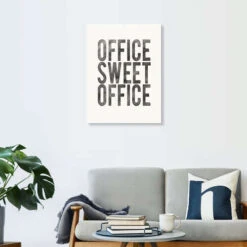 Office Sweet Office Wild Apple Portfolio Galleritryk 20 X 30 Cm Billedramme -POSTERLOUNGE Salg 732077 gallery print room typography l