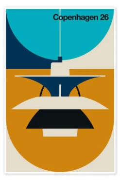 Copenhagen 26 Bo Lundberg Plakat 20 X 30 Cm Billedramme