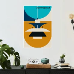Copenhagen 26 Bo Lundberg Plakat 20 X 30 Cm Billedramme -POSTERLOUNGE Salg 732132 poster room graphic design l
