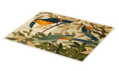 Paradise Birds Goed Blauw Plakat 30 X 40 Cm Billedramme -POSTERLOUNGE Salg 732424 poster pds l