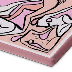 Ecstatic Nudes Pink Julia Hariri Lærredsbillede 20 X 30 Cm Billedramme -POSTERLOUNGE Salg 732535 canvas empCorner l