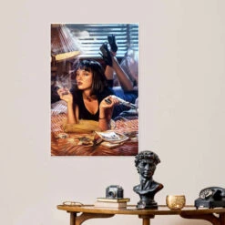 Mia Wallace, Pulp Fiction Dmitry Belov Plakat 20 X 30 Cm Billedramme -POSTERLOUNGE Salg 732720 poster room movies l