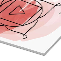 Root Chakra (Muladhara) Yoga In Art Akrylbillede 20 X 30 Cm Billedramme -POSTERLOUNGE Salg 732741 acrylic glass empCorner l