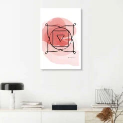 Root Chakra (Muladhara) Yoga In Art Akrylbillede 20 X 30 Cm Billedramme -POSTERLOUNGE Salg 732741 acrylic glass room minimalist l