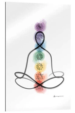 Towards Mastery Yoga In Art Galleritryk 20 X 30 Cm Billedramme