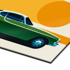 Green Vintage Sports Car Side Bo Lundberg Galleritryk 30 X 20 Cm Billedramme -POSTERLOUNGE Salg 733123 gallery print empCorner l