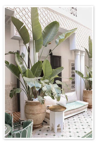 Riad In Marrakech Henrike Schenk Plakat 20 X 30 Cm Billedramme 3 Riad In Marrakech Henrike Schenk Plakat 20 X 30 Cm Billedramme